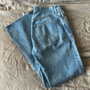 Agolde mid rise relaxed boot